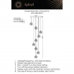 Подвесной светильник Aployt Liza APL.084.06.27