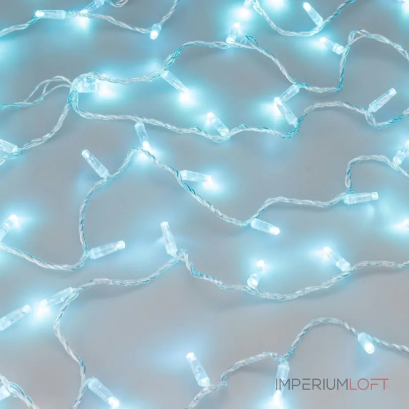 Arlight Светодиодная гирлянда ARD-STRING-CLASSIC-1000-CLEAR-100LED-PULSE Azure 230В 7Вт Ardecoled IP65 031644 от ImperiumLoft