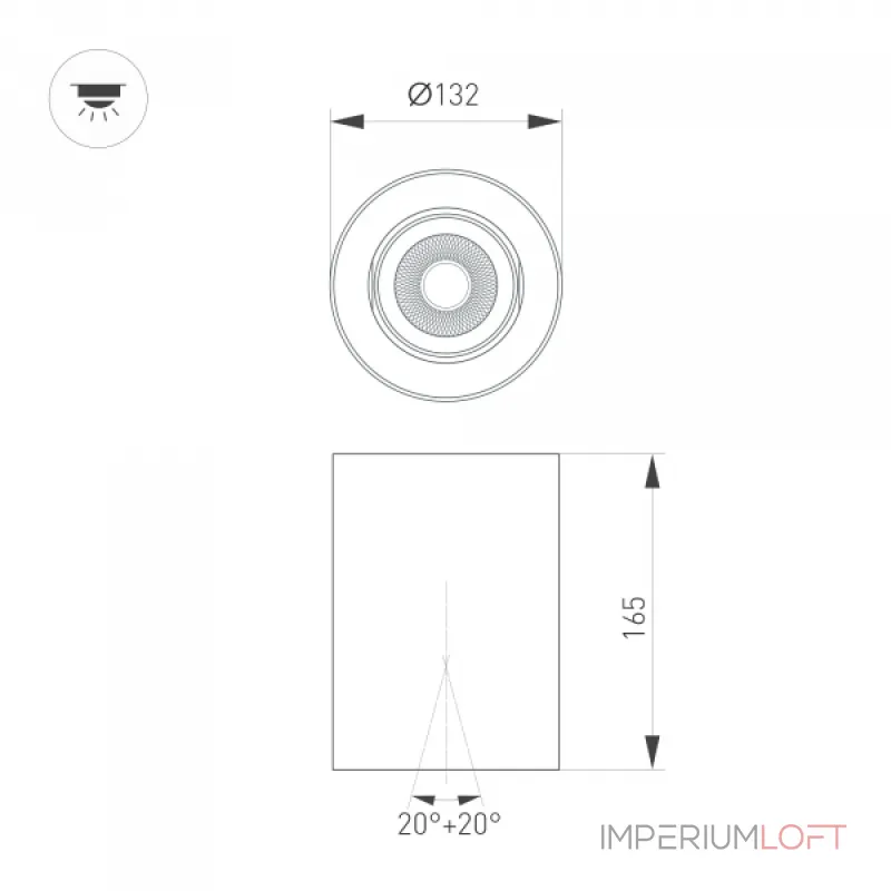 Arlight Светильник SP-FOCUS-R132-24Вт Warm3000 WH 24 deg 230В IP54 054841 от ImperiumLoft Arlight Светильник SP-FOCUS-R132-24Вт Warm3000 WH 24 deg 230В IP54 054841 от ImperiumLoft