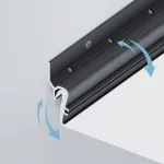 Arlight Профиль STRETCH-SHADOW-TECH-VENT-2000 BLACK A2-DELTA Алюминий 041160 от ImperiumLoft