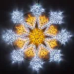 Arlight Фигура ARD-SNOWFLAKE-M12-900x900-720LED White/Warm 230В 43Вт Ardecoled IP65 034262 от ImperiumLoft