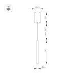 Светильник SP-UMBRA-HANG-V-L600-10Вт Day4000 BK 120 deg 230В Arlight IP20 036947(1) от ImperiumLoft