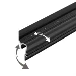 Arlight Профиль STRETCH-SHADOW-TECH-VENT-2000 BLACK A2-DELTA Алюминий 041160 от ImperiumLoft