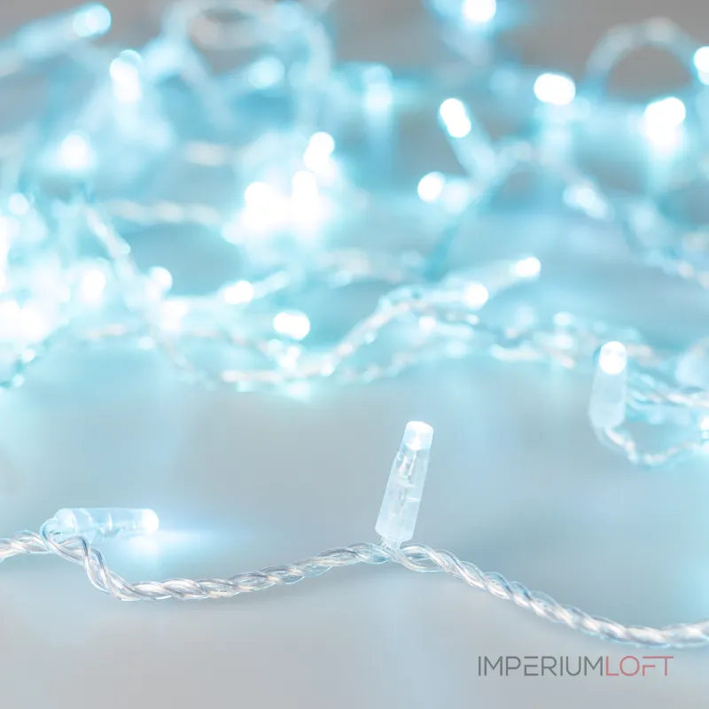 Arlight Светодиодная гирлянда ARD-STRING-CLASSIC-1000-CLEAR-100LED-PULSE Azure 230В 7Вт Ardecoled IP65 031644 от ImperiumLoft