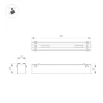 Светильник MAG-VIBE-LASER-L197-12Вт Day4000-MIX BK 24 deg 48В TUYA Zigbee Arlight IP20 044189 от ImperiumLoft