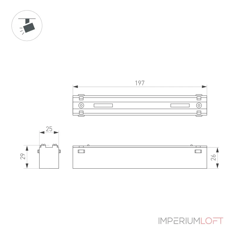 Светильник MAG-VIBE-LASER-L197-12Вт Day4000-MIX BK 24 deg 48В TUYA Zigbee Arlight IP20 044189 от ImperiumLoft Светильник MAG-VIBE-LASER-L197-12Вт Day4000-MIX BK 24 deg 48В TUYA Zigbee Arlight IP20 044189 от ImperiumLoft