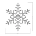 Arlight Фигура ARD-SNOWFLAKE-M3-920x920-432LED White 230В 30Вт Ardecoled IP65 025306 от ImperiumLoft
