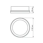 Arlight Вставка SP-POLO-R85 BK 3-3 Металл 020881 от ImperiumLoft