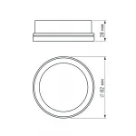 Arlight Вставка SP-POLO-R85 BK 3-3 Металл 020881 от ImperiumLoft