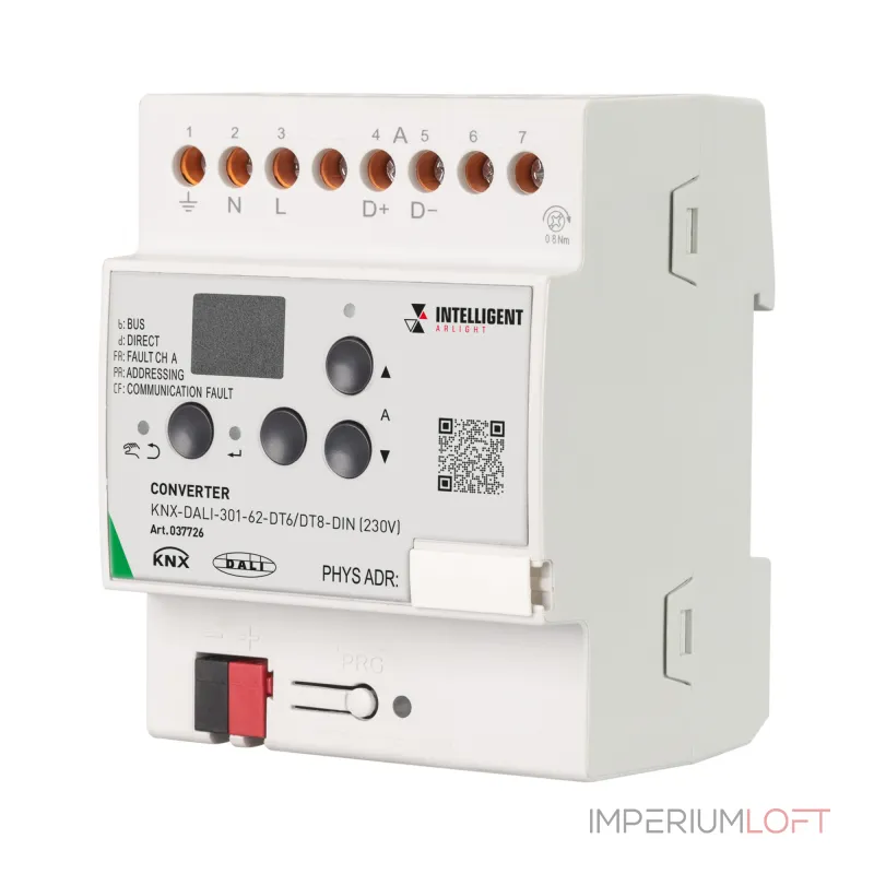 Arlight INTELLIGENT ARLIGHT Конвертер KNX-DALI-301-62-DT6/DT8-DIN 230В IARL IP20 037726 от ImperiumLoft Arlight INTELLIGENT ARLIGHT Конвертер KNX-DALI-301-62-DT6/DT8-DIN 230В IARL IP20 037726 от ImperiumLoft
