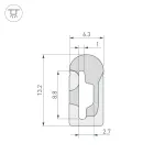 Arlight Силиконовый профиль WPH-FLEX-0613-SIDE-S8-5м WHITE Силикон 040265 от ImperiumLoft