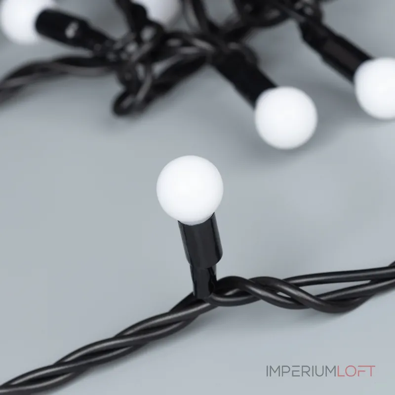 Arlight Светодиодная гирлянда ARD-BALL-CLASSIC-D13-10000-BLACK-100LED BLUE 230В 7Вт Ardecoled IP65 025570 от ImperiumLoft Arlight Светодиодная гирлянда ARD-BALL-CLASSIC-D13-10000-BLACK-100LED BLUE 230В 7Вт Ardecoled IP65 025570 от ImperiumLoft
