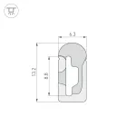 Arlight Силиконовый профиль WPH-FLEX-0613-SIDE-S8-5м WHITE Силикон 040265 от ImperiumLoft