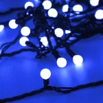 Arlight Светодиодная гирлянда ARD-BALL-CLASSIC-D13-10000-BLACK-100LED BLUE 230В 7Вт Ardecoled IP65 025570 от ImperiumLoft