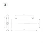 Светильник MAG-ORIENT-FLAT-FOLD-S230-12Вт Day4000 WH 80 deg 48В DALI Arlight IP20 035857(1) от ImperiumLoft