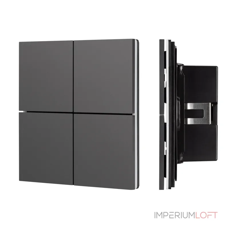 Arlight INTELLIGENT ARLIGHT Кнопочная панель KNX-304-23-IN Black BUS Frameless IARL IP20 039663 от ImperiumLoft Arlight INTELLIGENT ARLIGHT Кнопочная панель KNX-304-23-IN Black BUS Frameless IARL IP20 039663 от ImperiumLoft