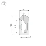Arlight Силиконовый профиль WPH-FLEX-0613-SIDE-S8-5м WHITE Силикон 040265 от ImperiumLoft