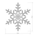 Arlight Фигура ARD-SNOWFLAKE-M3-920x920-432LED White 230В 30Вт Ardecoled IP65 025306 от ImperiumLoft