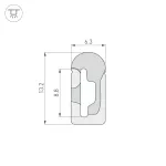 Arlight Силиконовый профиль WPH-FLEX-0613-SIDE-S8-5м WHITE Силикон 040265 от ImperiumLoft