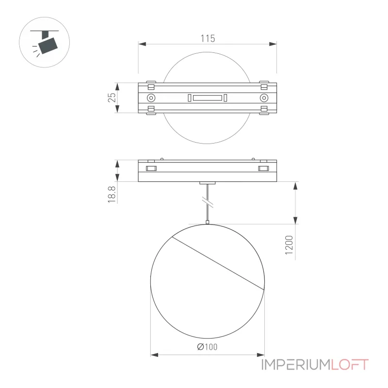 Светильник MAG-VIBE-EMISFERO-HANG-R100-6Вт Warm3000 BK 130 deg 48В Arlight IP20 044452 от ImperiumLoft Светильник MAG-VIBE-EMISFERO-HANG-R100-6Вт Warm3000 BK 130 deg 48В Arlight IP20 044452 от ImperiumLoft