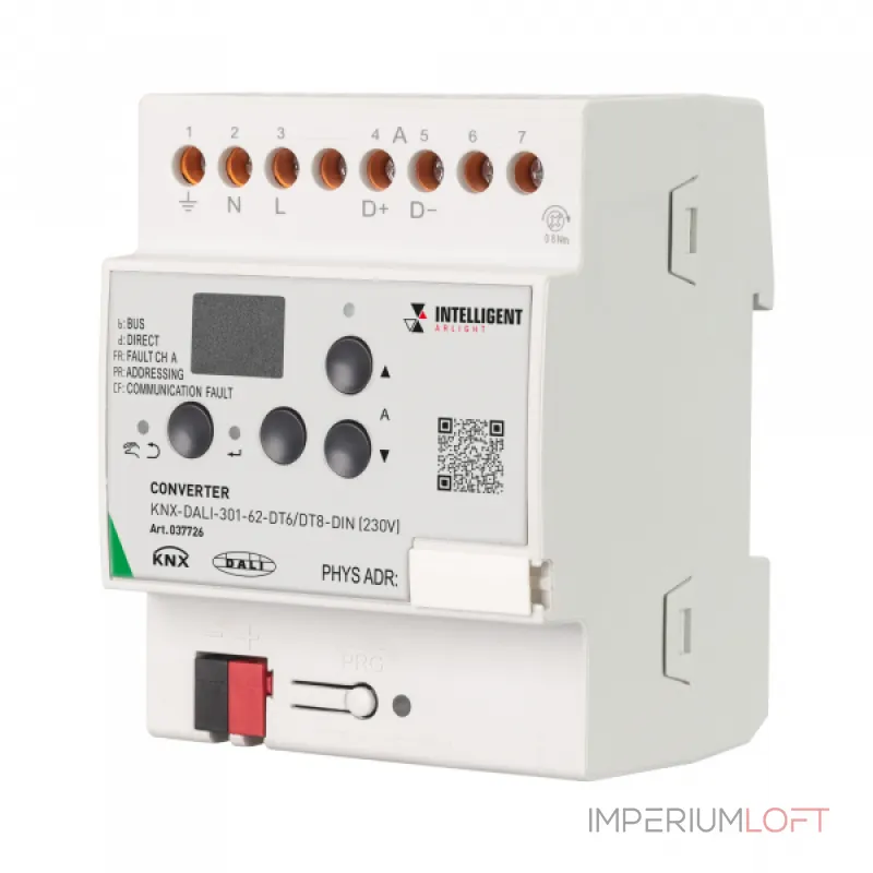Arlight INTELLIGENT ARLIGHT Конвертер KNX-DALI-301-62-DT6/DT8-DIN 230В IARL IP20 037726 от ImperiumLoft Arlight INTELLIGENT ARLIGHT Конвертер KNX-DALI-301-62-DT6/DT8-DIN 230В IARL IP20 037726 от ImperiumLoft