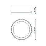 Arlight Вставка SP-POLO-R85 BK 3-3 Металл 020881 от ImperiumLoft