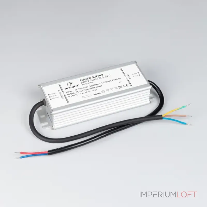 Arlight Блок питания ARPV-UH24240-PFC 24В 10.0A 240Вт IP67 023640(1) от ImperiumLoft Arlight Блок питания ARPV-UH24240-PFC 24В 10.0A 240Вт IP67 023640(1) от ImperiumLoft