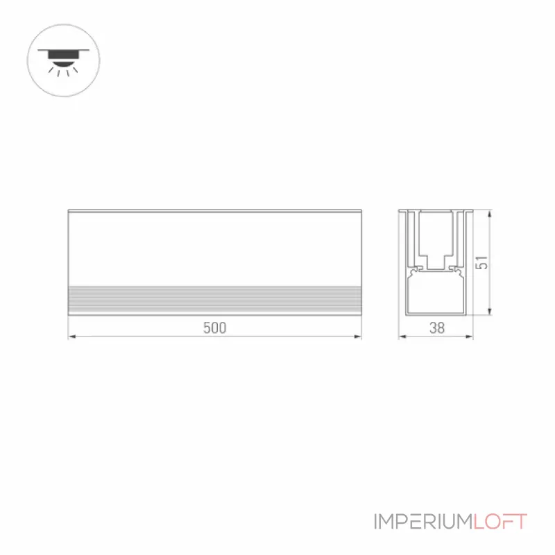 Arlight Светильник ART-LUMILINE-3351-500-12Вт Warm3000 SL 120 deg 24В IP67 024946(2) от ImperiumLoft Arlight Светильник ART-LUMILINE-3351-500-12Вт Warm3000 SL 120 deg 24В IP67 024946(2) от ImperiumLoft