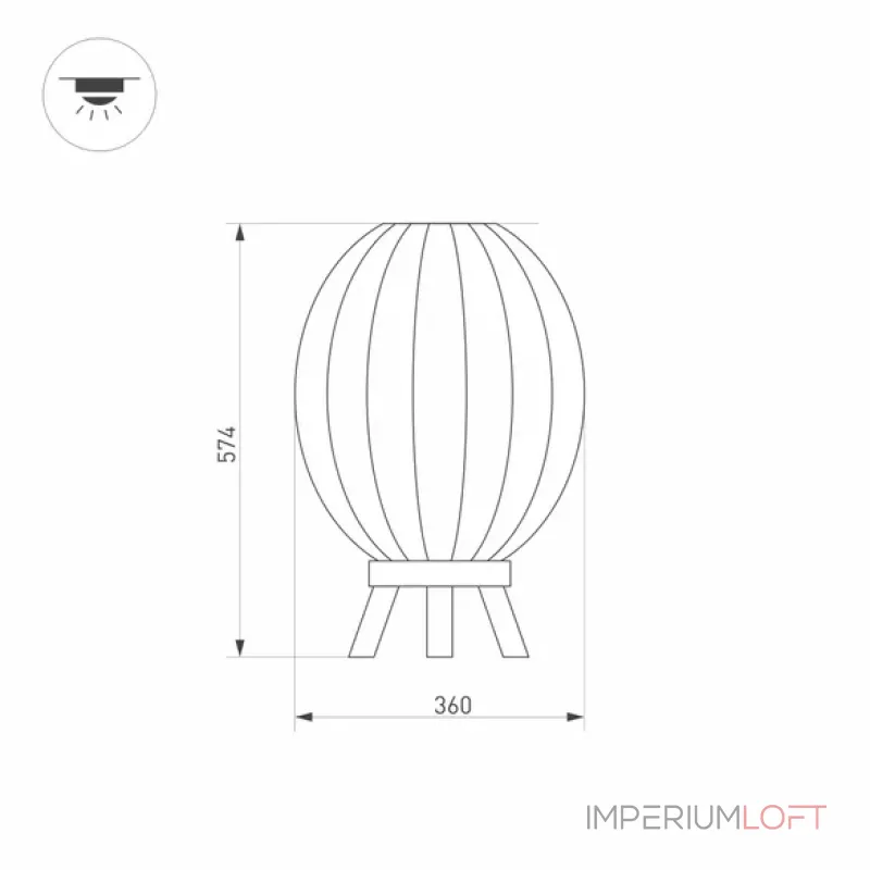 Arlight Светильник LGD-PEARL-BOLL-H574-12Вт Warm3000 GR 164 deg 230В IP65 030005 от ImperiumLoft Arlight Светильник LGD-PEARL-BOLL-H574-12Вт Warm3000 GR 164 deg 230В IP65 030005 от ImperiumLoft