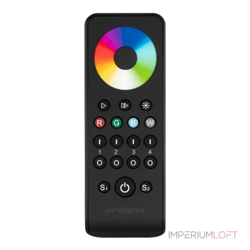 Arlight Пульт SMART-R43-RGBW Black 4 зоны 2.4G IP20 031939 от ImperiumLoft Arlight Пульт SMART-R43-RGBW Black 4 зоны 2.4G IP20 031939 от ImperiumLoft