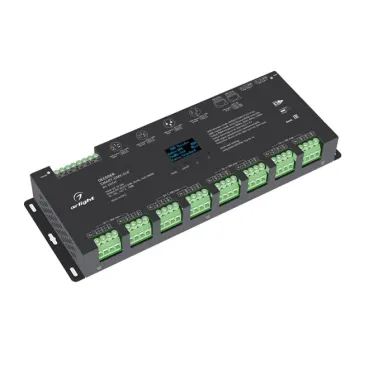 Arlight Декодер SMART-DMX-SUF 12-24В 24x5A XLR3 RJ45 IP20 033769 Arlight Декодер SMART-DMX-SUF 12-24В 24x5A XLR3 RJ45 IP20 033769