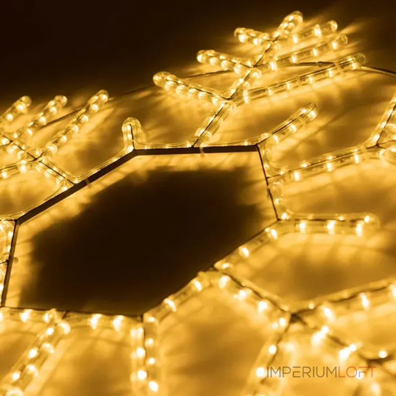 Arlight Фигура ARD-SNOWFLAKE-M10-1000x900-576LED Warm 230В 35Вт Ardecoled IP65 034259 от ImperiumLoft
