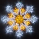 Arlight Фигура ARD-SNOWFLAKE-M12-900x900-720LED White/Warm 230В 43Вт Ardecoled IP65 034262 от ImperiumLoft