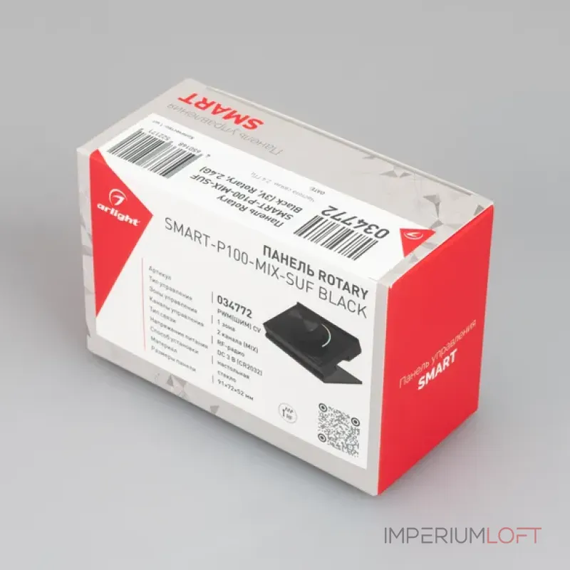 Arlight Панель SMART-P100-MIX-SUF Black 3В Rotary 2.4G IP20 034772 от ImperiumLoft Arlight Панель SMART-P100-MIX-SUF Black 3В Rotary 2.4G IP20 034772 от ImperiumLoft