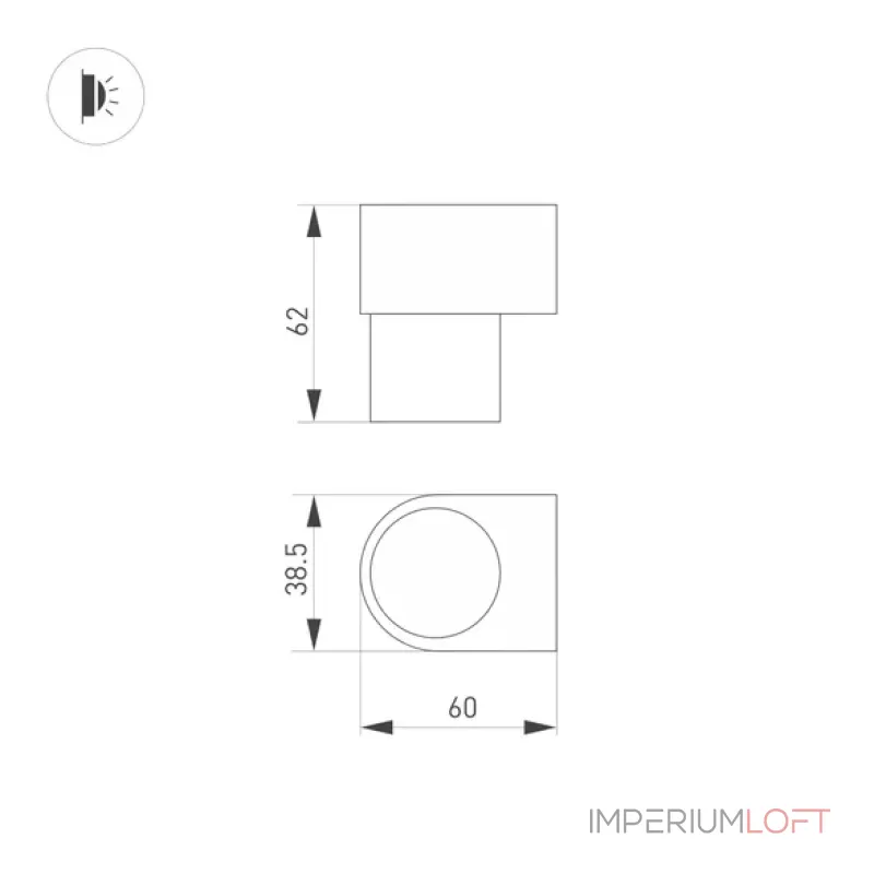 Arlight Светильник SP-SPICY-WALL-MINI-S60x39-3Вт Day4000 WH 40 deg 230В IP20 035539 от ImperiumLoft Arlight Светильник SP-SPICY-WALL-MINI-S60x39-3Вт Day4000 WH 40 deg 230В IP20 035539 от ImperiumLoft