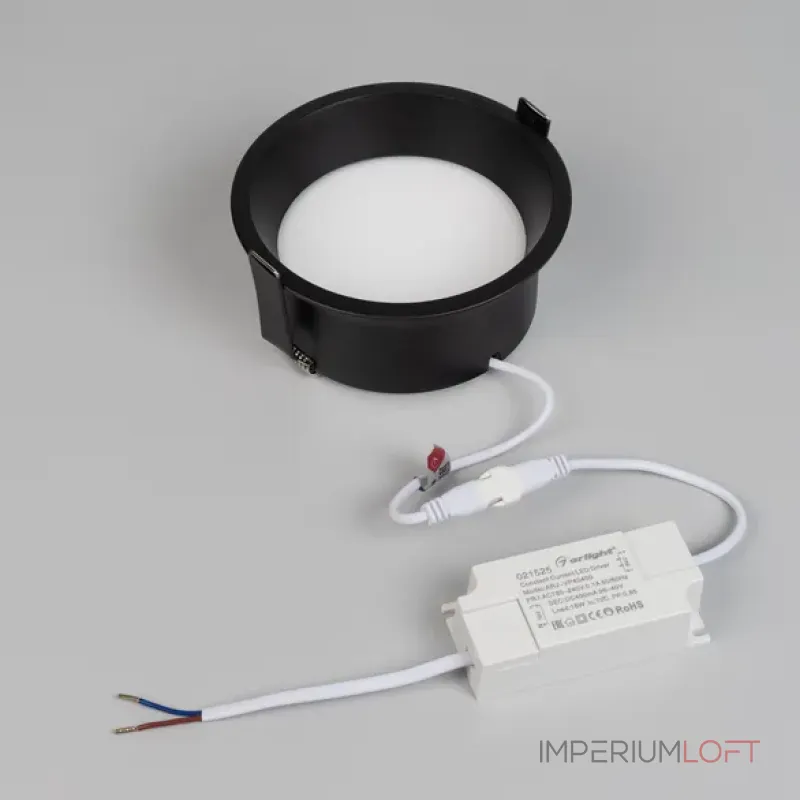 Arlight Светильник MS-BREEZE-BUILT-R125-16Вт Day4000 BK 85 deg 230В IP20 035614 от ImperiumLoft