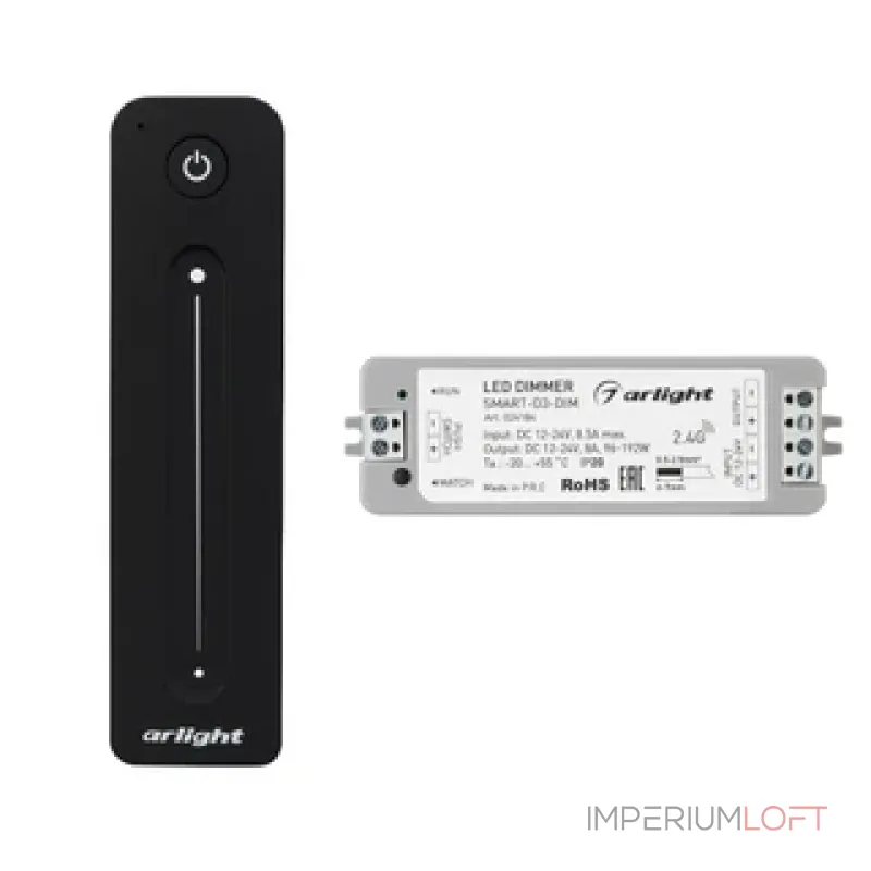 Arlight INTELLIGENT ARLIGHT Пульт SMART-801-22-8SC-MULTI Black 3В 2.4G IARL IP20 037335 от ImperiumLoft
