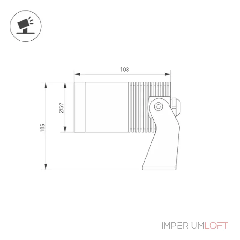 Светильник KT-WATER-R59-15Вт RGBW SL 40 deg 12В Arlight IP68 038174 от ImperiumLoft Светильник KT-WATER-R59-15Вт RGBW SL 40 deg 12В Arlight IP68 038174 от ImperiumLoft