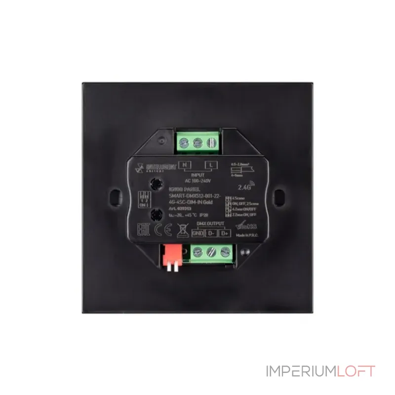 Arlight INTELLIGENT ARLIGHT Кнопочная панель SMART-DMX512-801-22-4G-4SC-DIM-IN Gold 230В 2.4G IARL IP20 039313 от ImperiumLoft Arlight INTELLIGENT ARLIGHT Кнопочная панель SMART-DMX512-801-22-4G-4SC-DIM-IN Gold 230В 2.4G IARL IP20 039313 от ImperiumLoft
