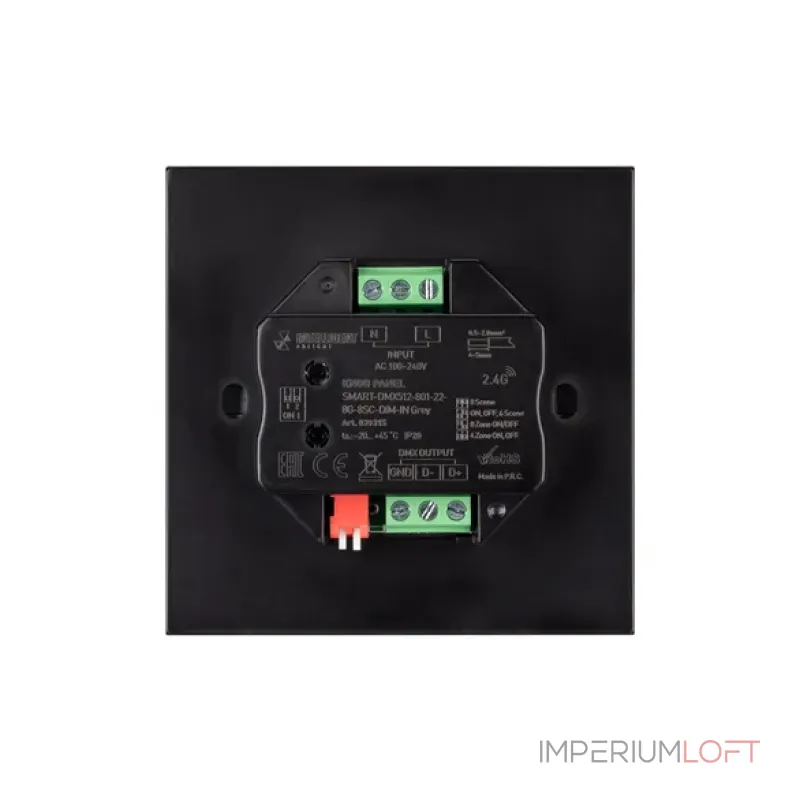 Arlight INTELLIGENT ARLIGHT Кнопочная панель SMART-DMX512-801-22-8G-8SC-DIM-IN Grey 230В 2.4G IARL IP20 039315 от ImperiumLoft Arlight INTELLIGENT ARLIGHT Кнопочная панель SMART-DMX512-801-22-8G-8SC-DIM-IN Grey 230В 2.4G IARL IP20 039315 от ImperiumLoft