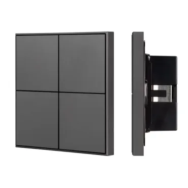 Arlight INTELLIGENT ARLIGHT Кнопочная панель KNX-304-23-IN Black BUS Frame IARL IP20 039667 Arlight INTELLIGENT ARLIGHT Кнопочная панель KNX-304-23-IN Black BUS Frame IARL IP20 039667