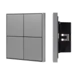 Arlight INTELLIGENT ARLIGHT Кнопочная панель KNX-304-23-IN Black BUS Frame IARL IP20 039667 от ImperiumLoft