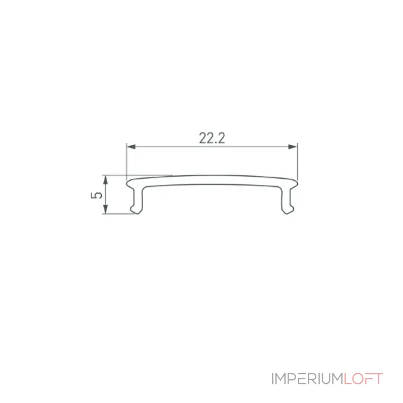 Экран FANTOM-W20-BEVEL-2000 OPAL Arlight 039950 от ImperiumLoft