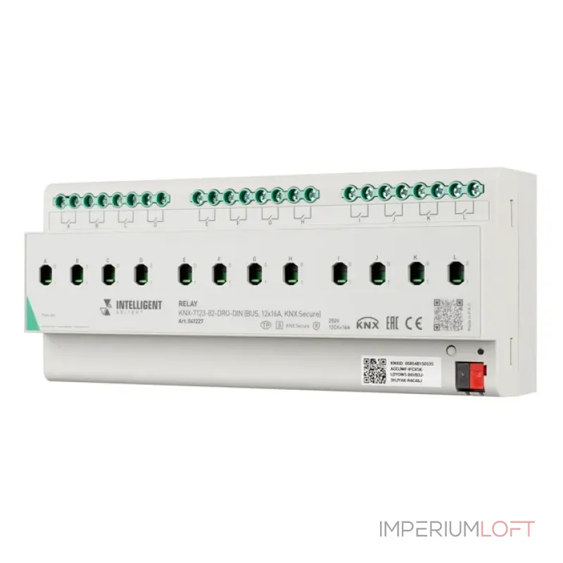 Arlight INTELLIGENT Релейный модуль KNX-7123-82-DRO-DIN BUS 12x16A KNX Secure IARL IP20 041227 от ImperiumLoft Arlight INTELLIGENT Релейный модуль KNX-7123-82-DRO-DIN BUS 12x16A KNX Secure IARL IP20 041227 от ImperiumLoft