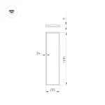 Arlight Светильник DL-INTENSO-S300x1200-40Вт Day4000 WH 120 deg CRI90 230В IP40 043582 от ImperiumLoft