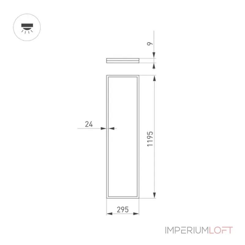 Arlight Светильник DL-INTENSO-S300x1200-40Вт Day4000 WH 120 deg CRI90 230В IP40 043582 от ImperiumLoft Arlight Светильник DL-INTENSO-S300x1200-40Вт Day4000 WH 120 deg CRI90 230В IP40 043582 от ImperiumLoft