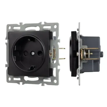 Arlight Механизм электрической розетки SCT-MEU1-PL-BK 250В 16A 043731