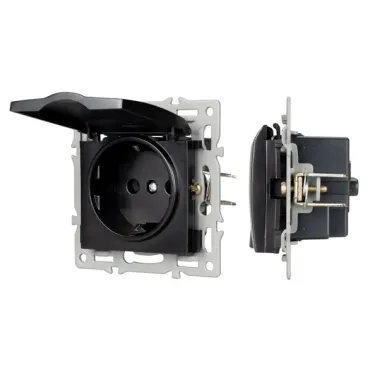 Arlight Механизм розетки влагозащищённый SCT-MCP-PL-BK 250В 16A 043746