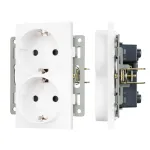 Механизм электрической розетки SCT-MEUD-PL-WH 250В 16A Arlight 043764 от ImperiumLoft