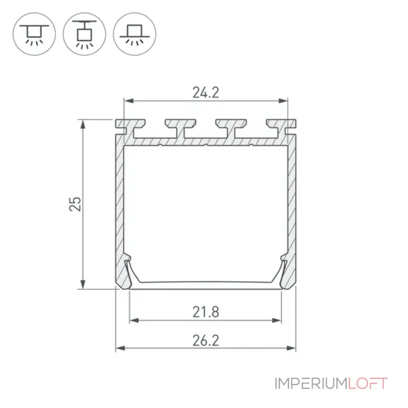 Arlight Профиль PLS-LOCK-H25-3000 ANOD Black Алюминий 044847 от ImperiumLoft Arlight Профиль PLS-LOCK-H25-3000 ANOD Black Алюминий 044847 от ImperiumLoft